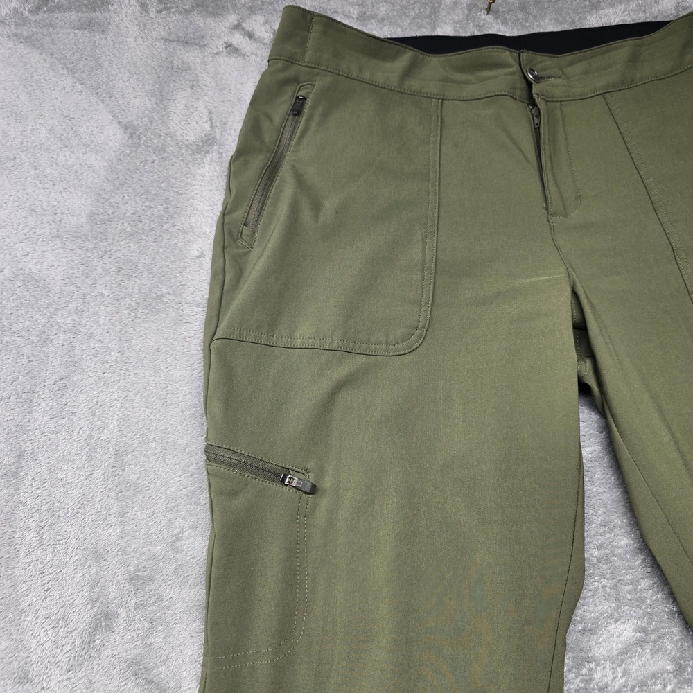 Columbia Womens Olive Green Hiking Cargo Pants Size 16 Stretch Outdoor XK0701 - Picture 11 of 16